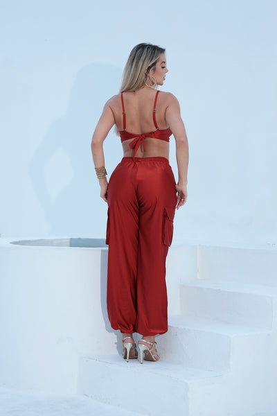 Luxury Cargo Pants and Top Set  - Lure