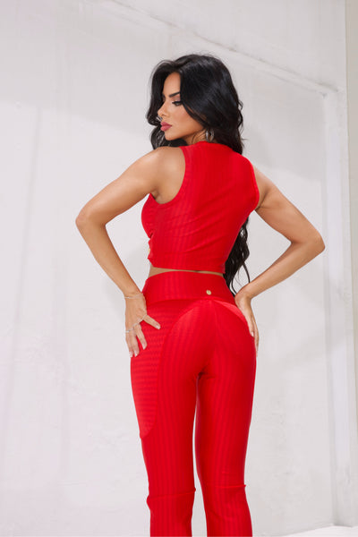 Gorgeous Set - Top and Flare Pants