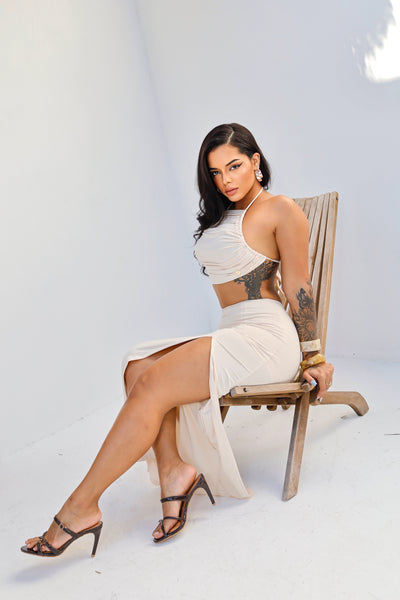 Larissa  Skirt with Shorts  and Top Set