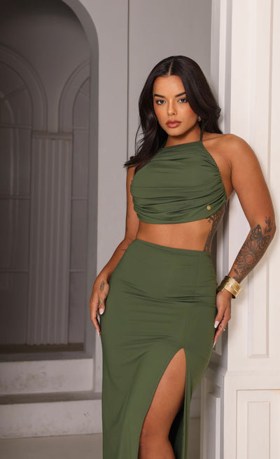 Larissa  Skirt with Shorts  and Top Set