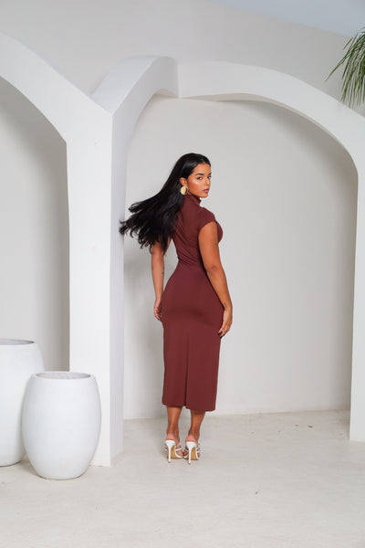 Gabrielle Dress  Suplex Lycra Blend - Lure