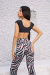 Golden Chain Bodysuit Zebra - Sara Panero