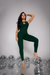 Tear Drop Bodysuit- Dark Green
