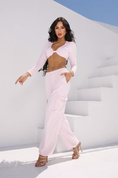 Luxury Cargo Pants and Top Set  - Lure