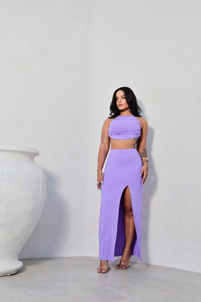 Larissa  Skirt with Shorts  and Top Set