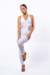 Lure Fitness - Passion Bodysuit - White - Front View