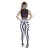 Sophie Striped Black And White Leggings